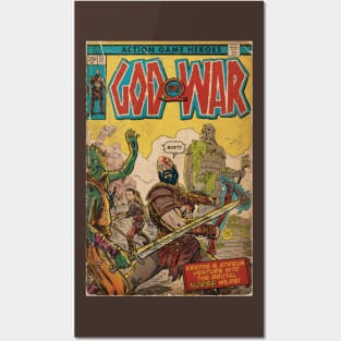 God of War fan art comic book cover Posters and Art